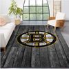 Boston Bruins Nhl Team Logo Grey Wooden Style Nice Gift Home Decor Rectangle Area Rug.jpg