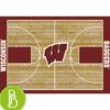 Imperial Wisconsin Badgers Courtside Luxury Rug For Fans - Print My Rugs.jpg