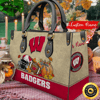 NCAA Wisconsin Badgers Autumn Women Leather Bag.jpg