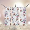 20 Oz skinny Tumbler Png Floral Pattern wrap tapered straight template digital download sublimation graphics  instant download  sublimation.jpg