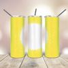 20 Oz skinny Tumbler Yellow White Design wrap tapered straight template digital download sublimation graphics  instant download  sublimation.jpg