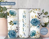Abuela Tumbler for Grandma, Mother's Day Tumbler, Abuelita Tumbler with Straw, Mothers Day Gift, Floral Grandmother Tumbler, (TM-34BLUE).jpg