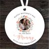 Best Mummy Floral Photo Frame Mother's Day Gift Round Personalised Ornament.jpg