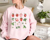 Strawberry Tshirt, Botanical Shirt, gardening gifts for her, foodie shirt, cute garden tshirt, farmers shirt, aesthetic women clothing tee.jpg