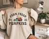 Farm Fresh Pumpkins Fall Women sweatshirt, Thanksgiving sweater, Fall Pumpkin, Pumpkin Patch, Autumn Tee, Womens Fall Outfit Farm Fresh Fall.jpg