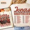Retro Jonas Brothers Shirt Five Albums One Night Tour Shirt Jonas Retro 90's Sweatshirt Jonas tour 2023 Tshirt.jpg