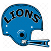 Detroit Lions Football Helmet Svg, Sport Svg, De.png