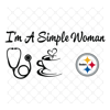 I Am A Simple Woman Steelers Svg, Sport Svg, Pit.png