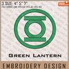 Green Latern Embroidery Files, DC Comics, Movie Inspired Embroidery Design, Machine Embroidery Design.jpg