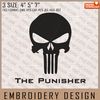 The Punisher Embroidery Files, Marvel Comics, Movie Inspired Embroidery Design, Machine Embroidery Design.jpg