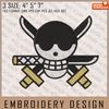 Zoro Embroidery Files, One Piece, Anime Inspired Embroidery Design, Machine Embroidery Design 7.jpg