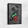 Cristiano Ronaldo Poster Neon Effect Portugal Hand Made Poster Canvas Framed Print Wall Kids Art Man Cave Gift Home Decor 6.jpg