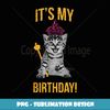 Birthday For Queens Cat Lovers Funny Kitty Animal Pet - Exclusive Sublimation Digital File