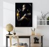 African Woman Shiny Gold Bracelet ,African Woman Canvas ,  African American Art ,African Wall Decor ,African Woman Gold Poster ,Home Decor 2.jpg