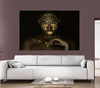 Black And Gold Wall Decor African Woman Canvas Female Model Canvas African Wall Art Black Woman Print African Home Decor Bodypainting Canvas.jpg