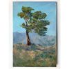 A strong tree as a symbol of resilience and endurance. This tree landscape painting is suitable for both a study and a bedroom or living room.