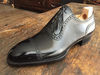 Men's Handmade Black Leather Oxford Brogue Cap Toe Lace Up Dress Shoes.jpg