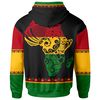 Black History Hoodie - Custom Reggae African Patterns Hoodie, African Hoodie For Men Women