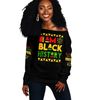 Black History Sigma Gamma Rho Offshoulder, African Women Off Shoulder For Women