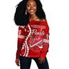 Delta Iota Delta K.H Pearls Women Off Shoulder, African Women Off Shoulder For Women