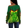 Cameroon Lion Women Off Shoulder Style, African Women Off Shoulder For Women