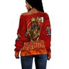 Fire Orisha Shango Off Shoulder, African Women Off Shoulder For Women