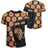 Ankara Cloth - Geometric Nawiri Tee - Sport Style, African T-shirt For Men Women