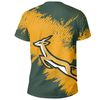 South Africa Springbok Tee Vincent Style, African T-shirt For Men Women