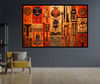 Wall Art with African Symbols, African Patterns Decor, Fashion African Art, African American cultural art, Modern African Art, African Gift.jpg