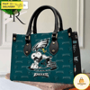 Philadelphia Eagles NFL Snoopy Women Premium Leather Hand Bag.jpg