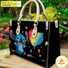 Stitch Disney Leather Bag, Stitch Lover Handbag, Custom Leather Bag, Woman Handbag 5.jpg