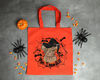 Moo I Mean Boo Tote Bag, Halloween Calf Shoulder Bag, Halloween Calf Canvas Bag, Kids Halloween Gift, Spooky Bull Design, Creepy Season Bag.jpg