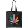 Cannabis Leaf Colorful Patterns Weed Tote Bag.jpg