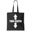 Two Seater Arrow Funny Tote Bag.jpg