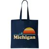 Vintage Retro Michigan Sunset Logo Tote Bag.jpg