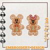 Christmas Gingerbread Mouse Embroidery Design, Christmas Cartoon Movie Embroidery File, Instant Download.jpg