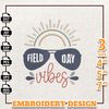 Field Day Vibes Embroidery Design, Back To School Embroidery, Retro School Embroidery File, School Embroidered Sweatshi 1.jpg