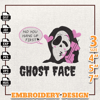 No You Hang Up First Embroidery Design, Face Ghost Embroidery Machine File, Scary Halloween, Halloween Embroidery Design.jpg