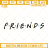 Friends Logo Embroidery Designs, Friends Embroidery File.jpg