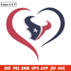 Houston Texans Heart embroidery design, Texans embroidery, NFL embroidery, logo sport embroidery, embroidery design..jpg