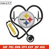 Stethoscope Pittsburgh Steelers embroidery design, Pittsburgh Steelers embroidery, NFL embroidery, logo sport embroidery.jpg