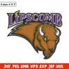 Lipscomb Bisons logo embroidery design,NCAA embroidery, Embroidery design, Logo sport embroidery, Sport embroidery..jpg