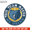 Memphis Grizzlies design embroidery design, NBA embroidery,Sport embroidery, Embroidery design,Logo sport embroidery.jpg