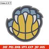 Memphis Grizzlies logo embroidery design, NBA embroidery, Sport embroidery,Embroidery design,Logo sport embroidery..jpg