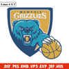 Memphis Grizzlies logo embroidery design, NBA embroidery,Sport embroidery, Embroidery design, Logo sport embroidery.jpg