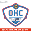 Oklahoma City Thunder logo embroidery design,NBA embroidery,Sport embroidery,Embroidery design, Logo sport embroidery..jpg