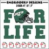 New York Jets For Life embroidery design, New York Jets embroidery, NFL embroidery, sport embroidery, embroidery design..jpg