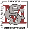 Maryland Eastern logo embroidery design, NCAA embroidery, Sport embroidery, logo sport embroidery,Embroidery design.jpg