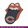 Chicago Bears Tongue embroidery design, Chicago Bears embroidery, NFL embroidery, sport embroidery, embroidery design..jpg