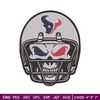 Skull Helmet Houston Texans embroidery design, Texans embroidery, NFL embroidery, sport embroidery, embroidery design..jpg